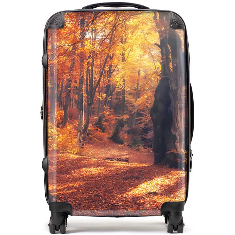 Warren Reed Designer Medium Autumn Forest Suitcase Image 1