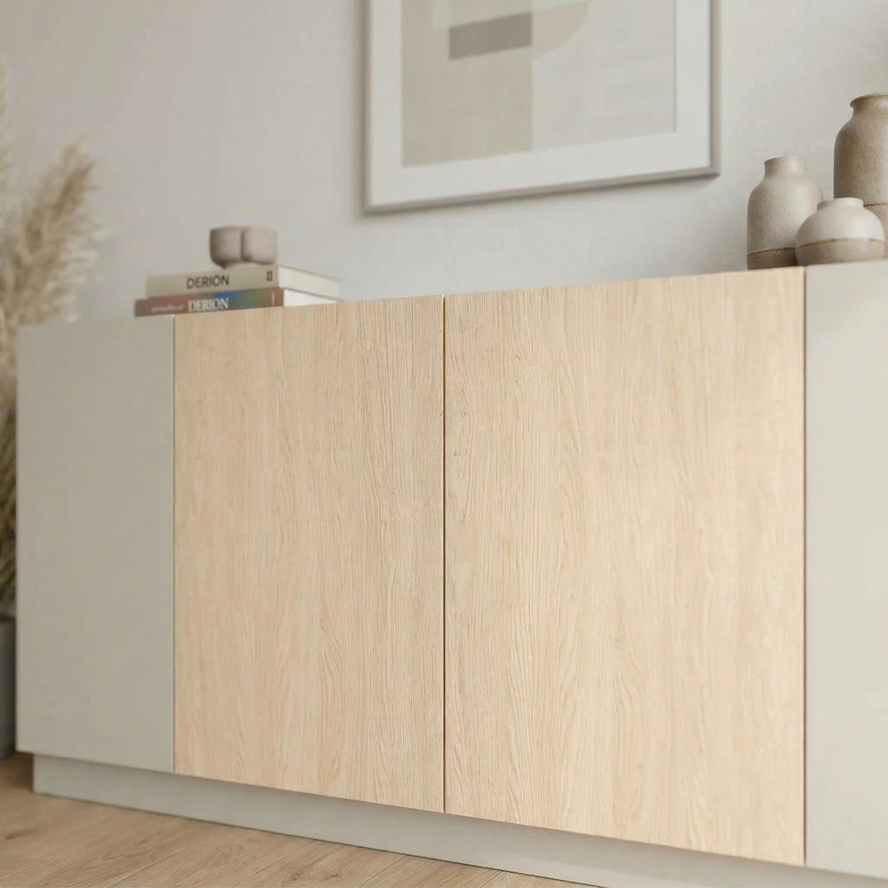 Decortie Victor 4 Door Sandstone Console Table Image 3