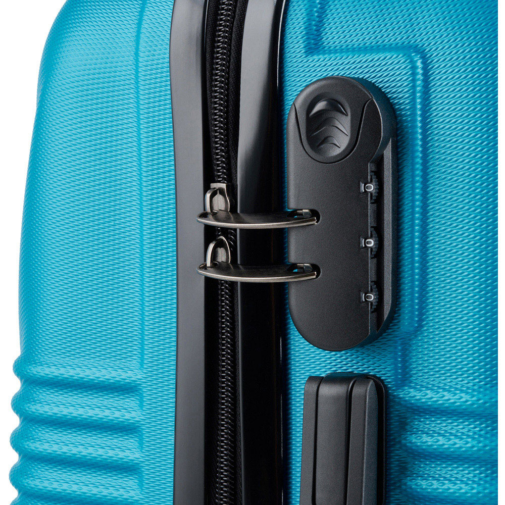 SA Products Turquoise Hardshell Airline Approved Cabin Suitcase Image 4