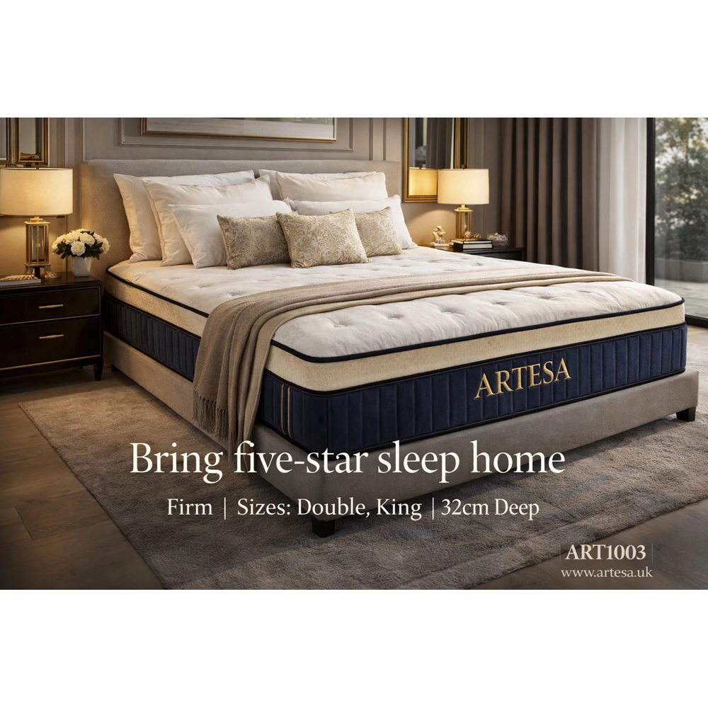 ARTESA Soul King Size Euro Top 2000 Pocket Spring Hybrid Mattress Image 5