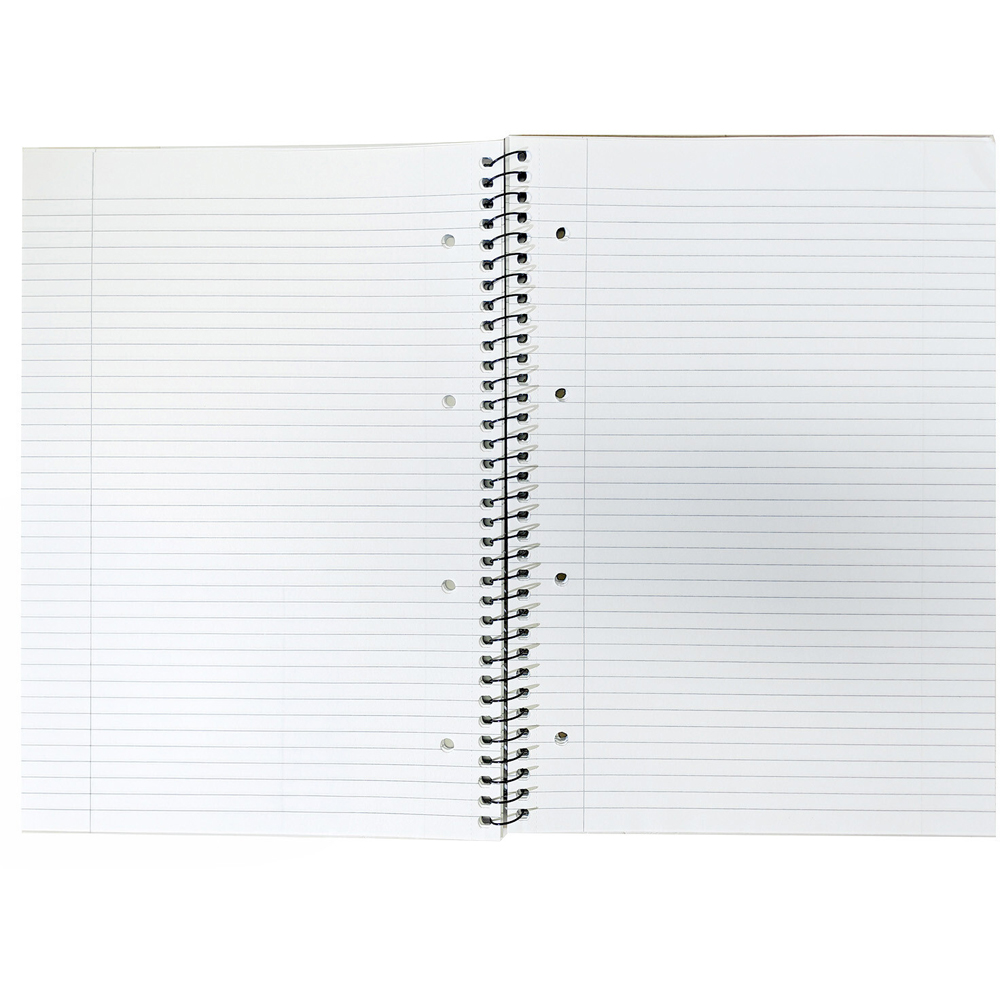 Pack of 5 Ruled Spiral Soft Cover Notebooks Grey Image 6