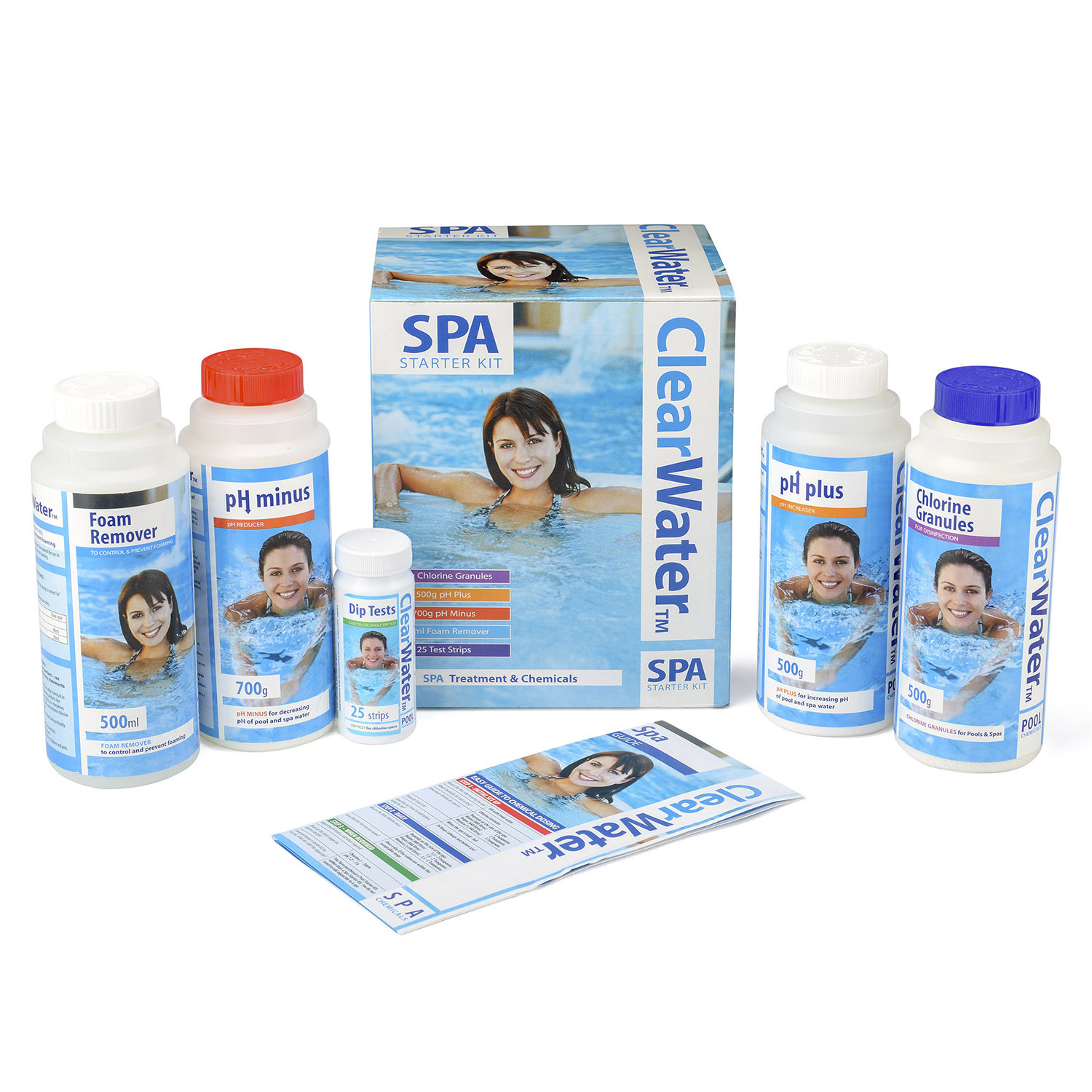 ClearWater Spa & Hot Tub Chemical Starter Kit Image 1