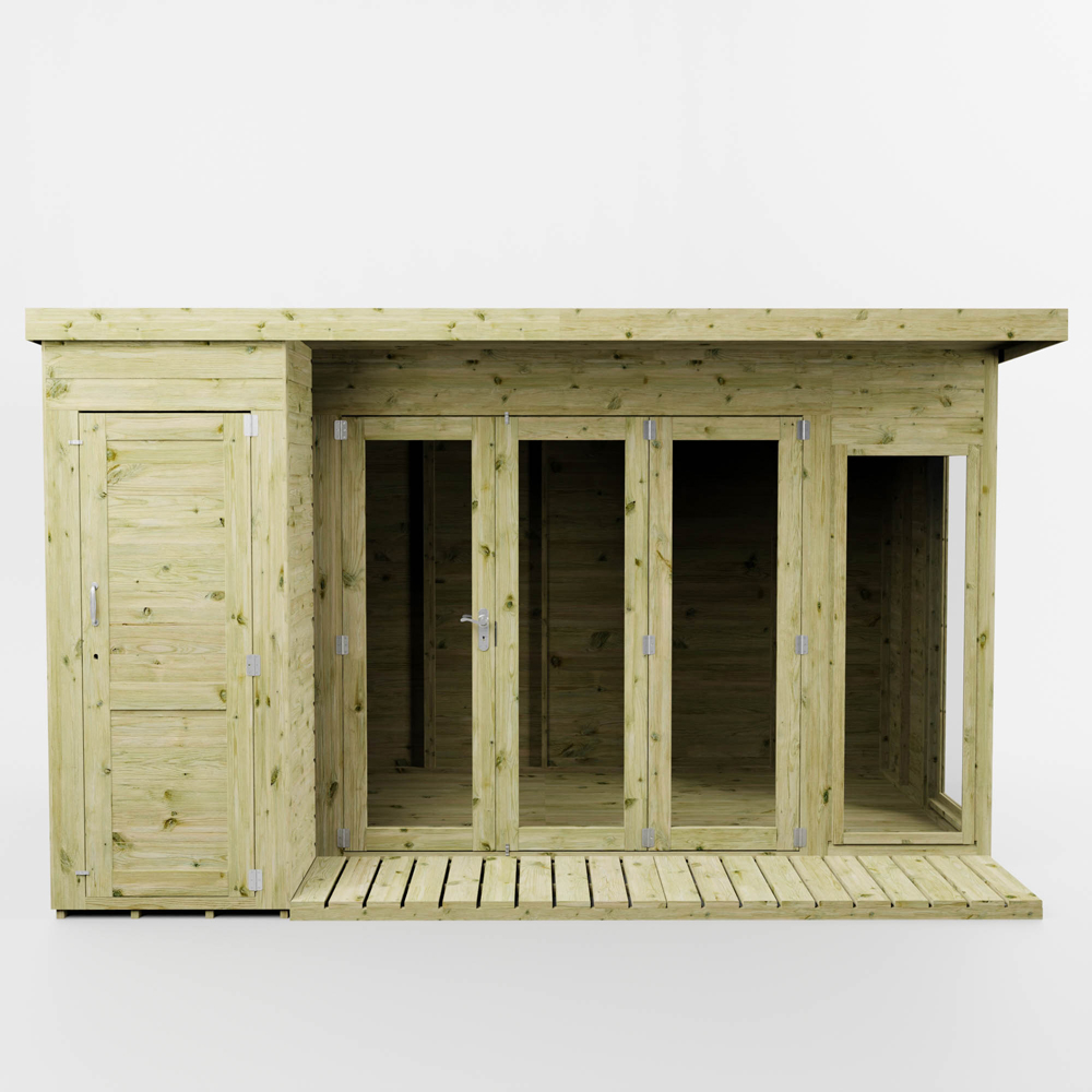 Mercia Summerhouse with Side Shed 12 x 8ft Image 3