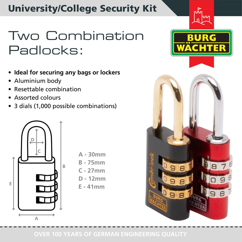 Burg-Wachter University Security Kit Image 3