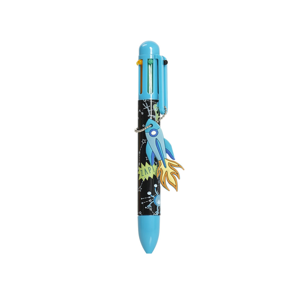 Wilko Space Multicolour Pen with Fob Image