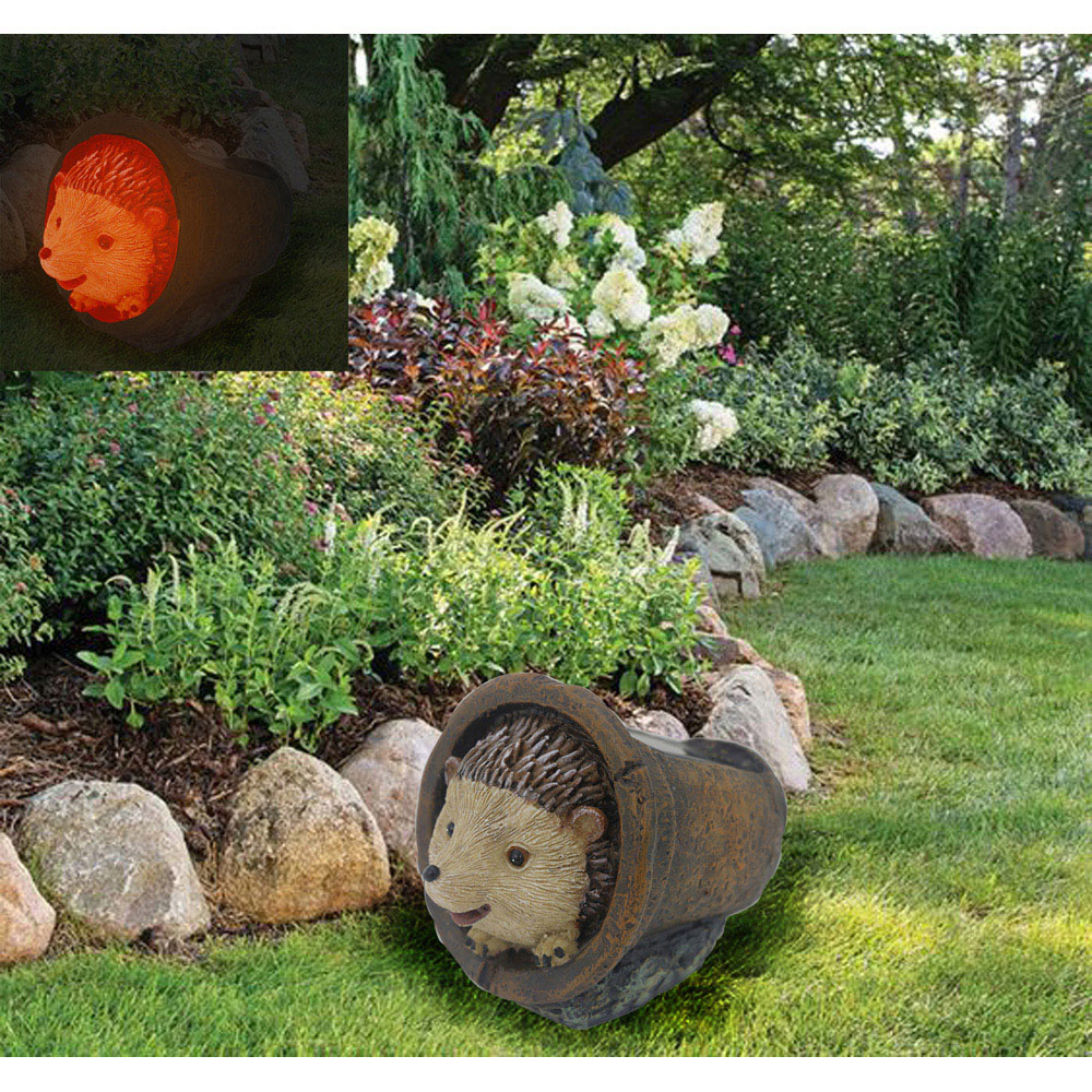 Avilo Hedgehog Solar Light Garden Ornament Image 4