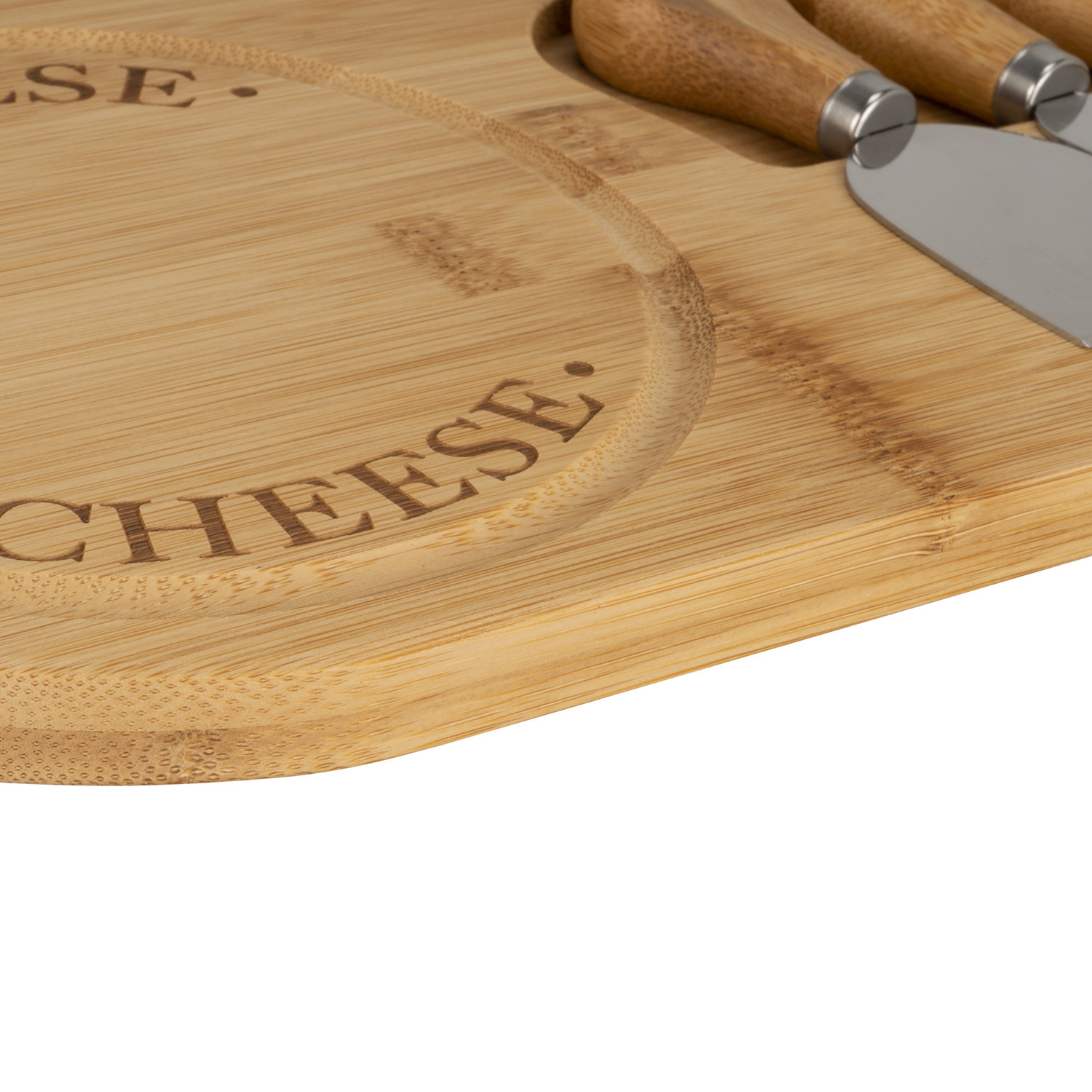 Bamboo Cheese Cutting Board Image 2
