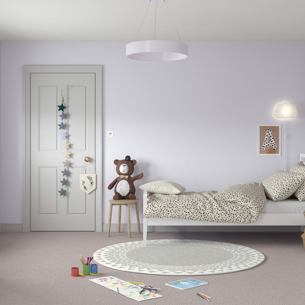 Dulux Trade Violet White Walls and Ceilings Diamond Matt Paint 2.5L Image 4