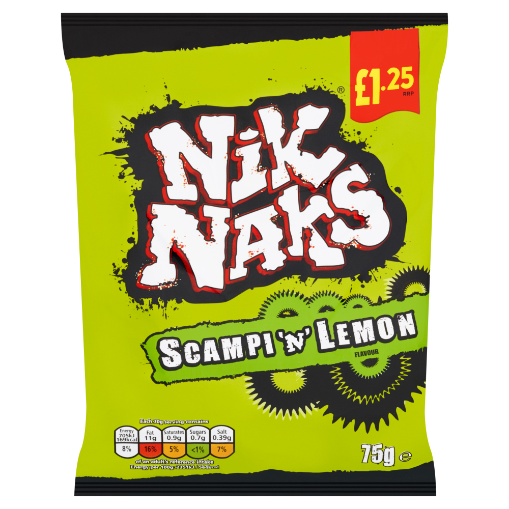 Nik Naks Scampi and Lemon 75g Image 3