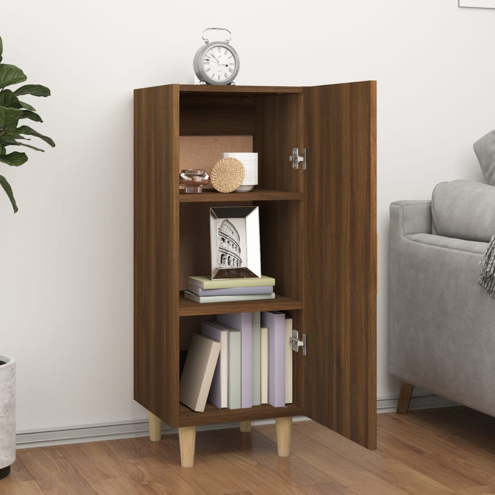 vidaXL Single Door Brown Sideboard Image 3