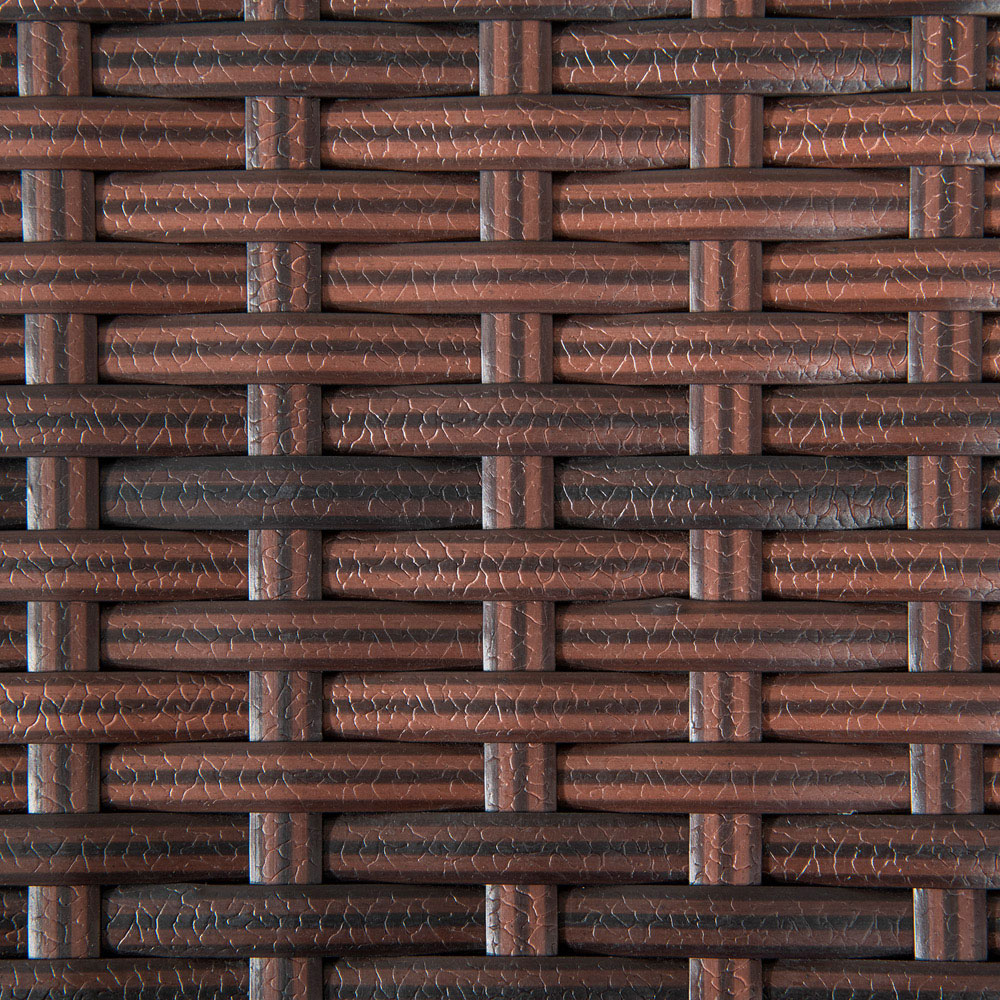 Outsunny Mixed Brown Rattan Side Table Image 3