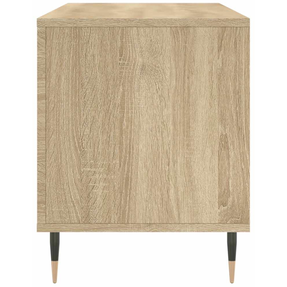 vidaXL 6 Shelf Sonoma Oak Record Cabinet Image 5