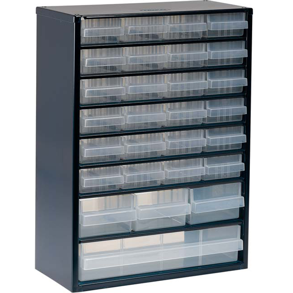 Raaco 928-123 28 Drawer Metal Cabinet Image 1