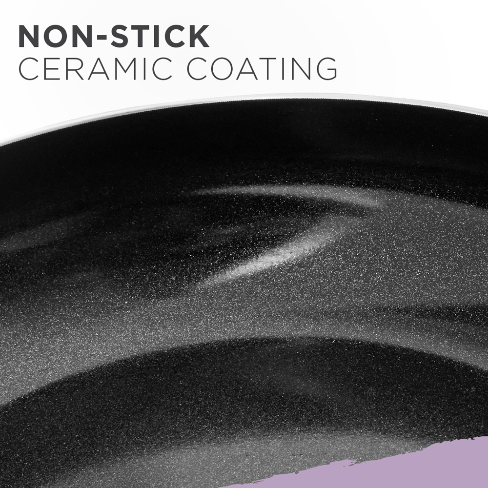 Blackmoor 20cm Black Ceramic Non-Stick Frying Pan Image 5
