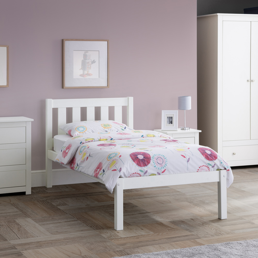 Julian Bowen Luna Single Surf White Bed Image 9