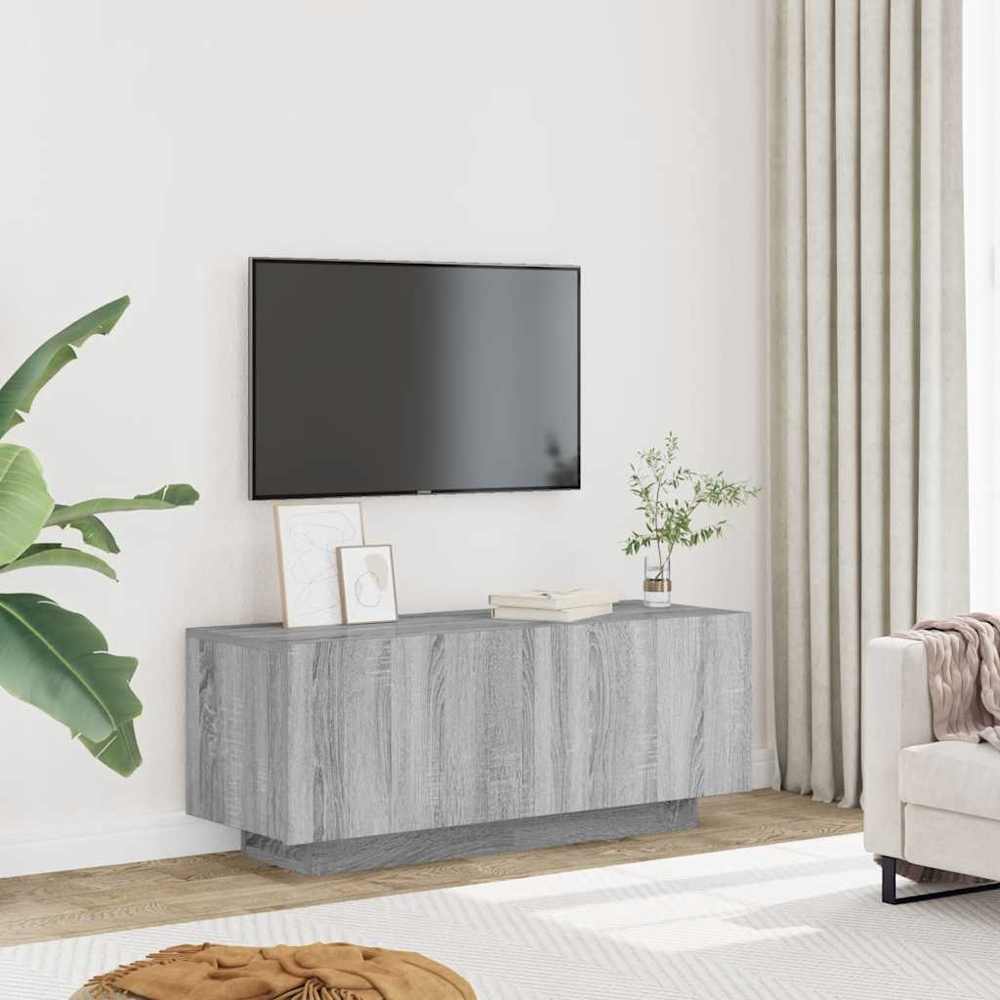 vidaXL 2 Door Grey Sonoma TV Cabinet Image 3