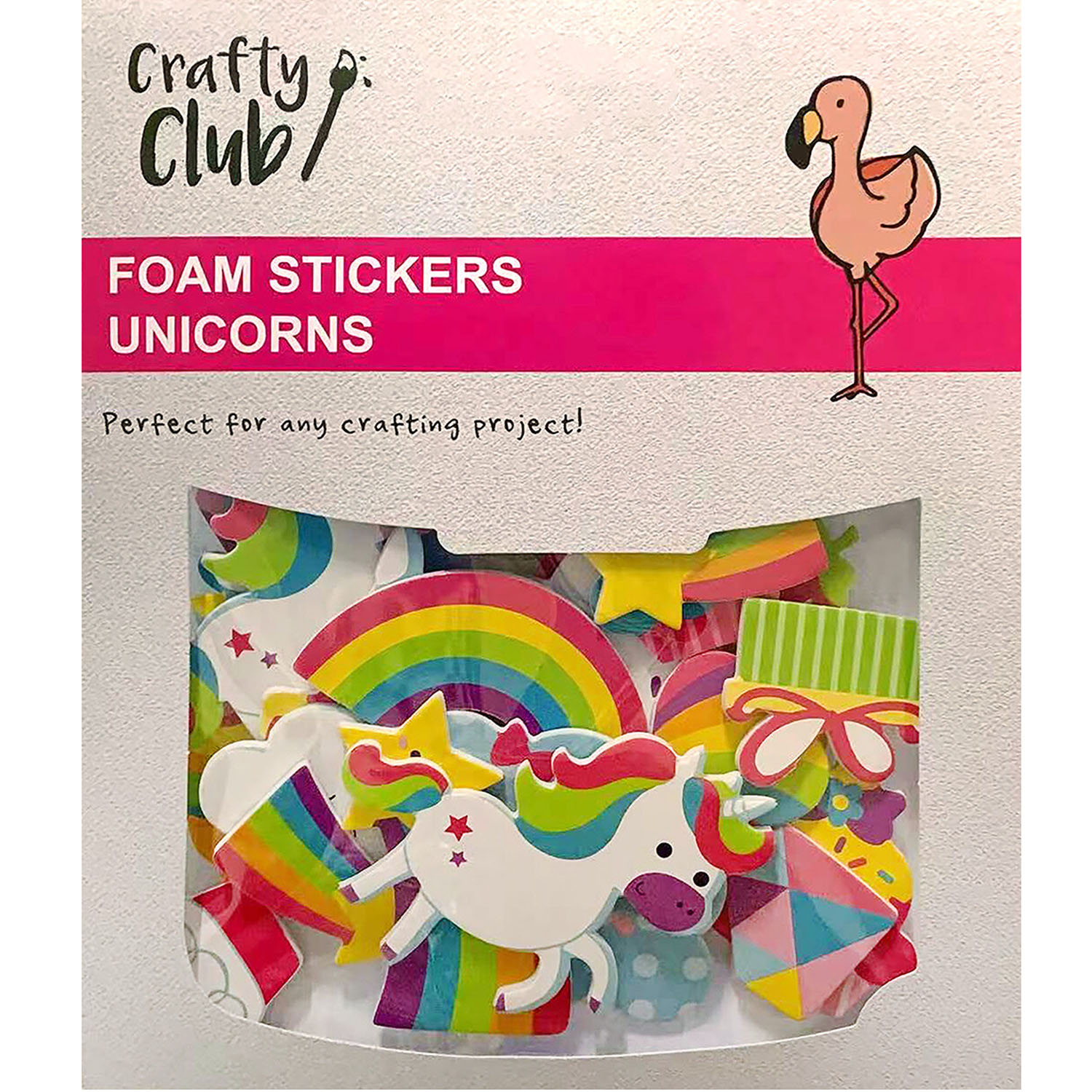 Crafty Club Foam Sticker Animals or Unicorns Image 1