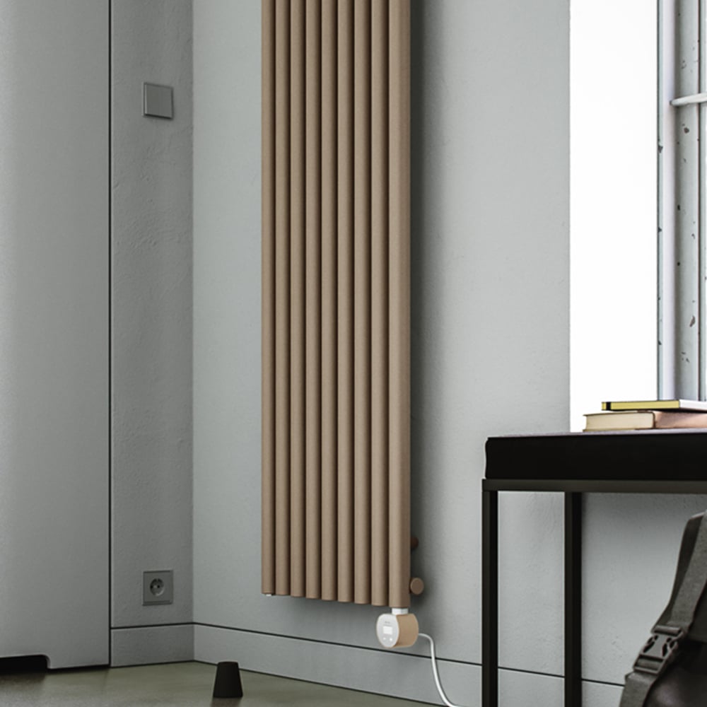 Terma Rolo-Room E Wi-Fi Quartz Mocha Electric Radiator 1000W 1800 x 480mm Image 7