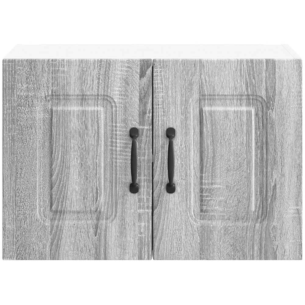 vidaXL Kalmar 2 Door Grey Sonoma Wall Mounted Kitchen Cabinet Image 4