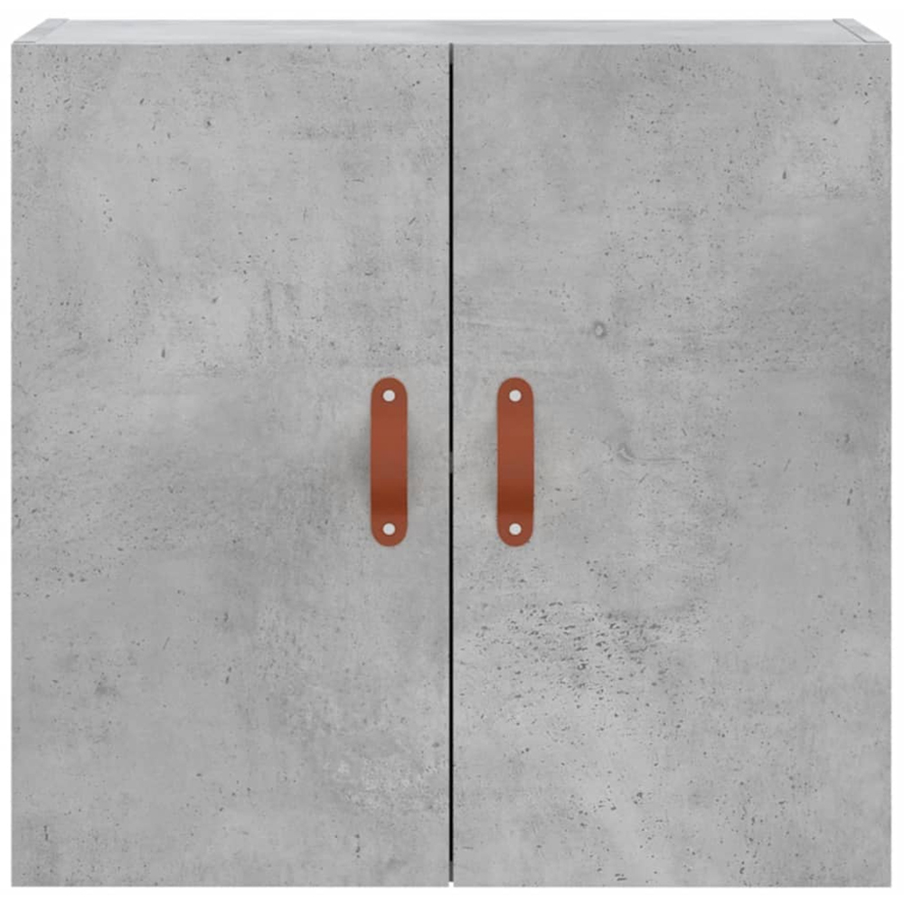 vidaXL 2 Door Concrete Grey Wall Cabinet Image 5