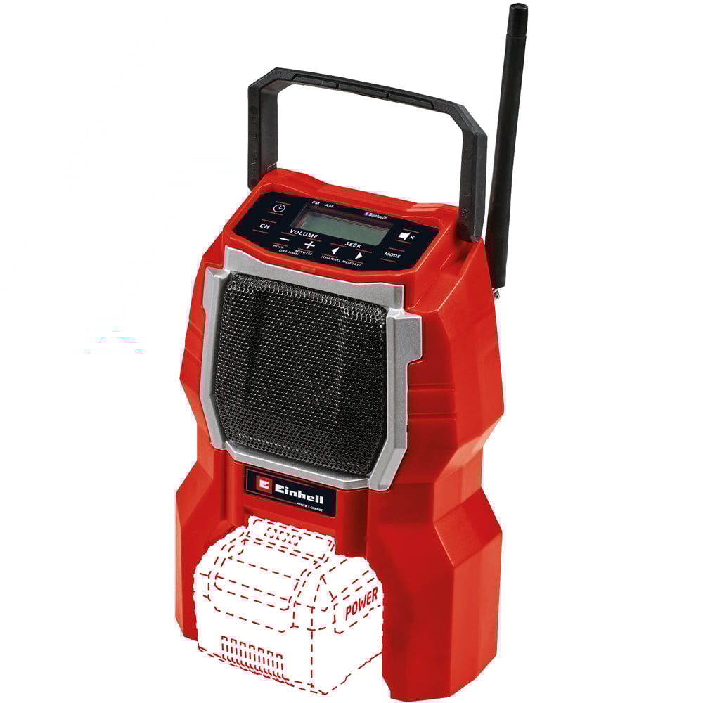 Einhell Power X-Change TC-RA 18 Li BT - Solo Cordless Radio Image 1