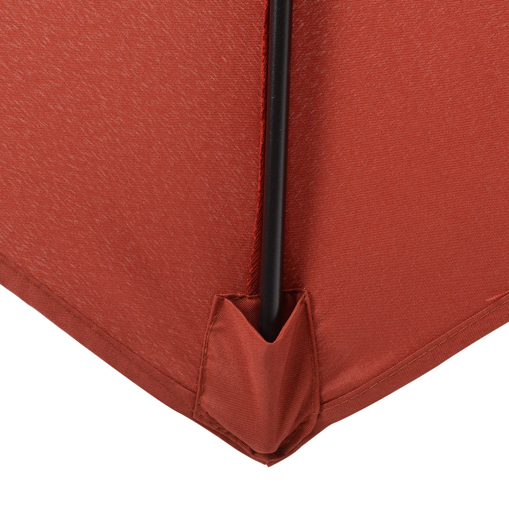 Outsunny Wine Red Push Open Parasol 2m Image 3