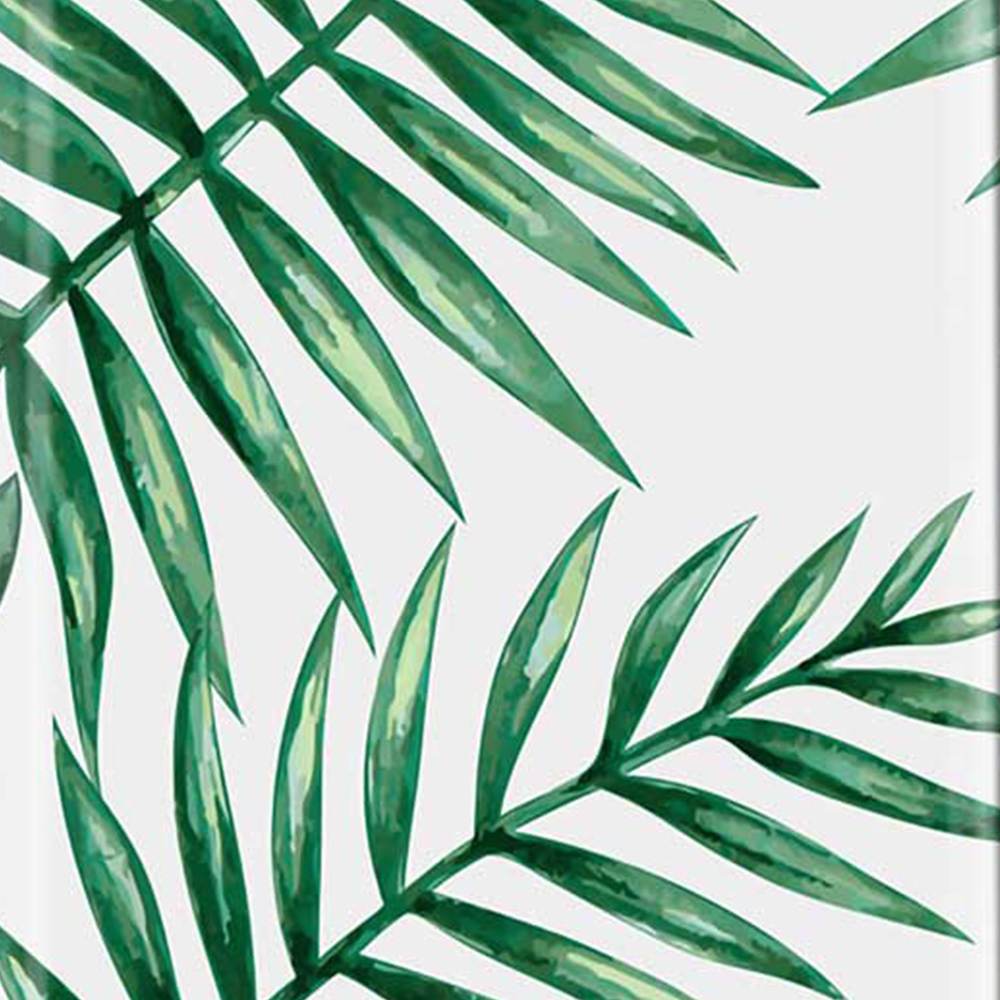 Warren Reed Designer Cabin Watercolour Tropical Leaves Suitcase Image 3