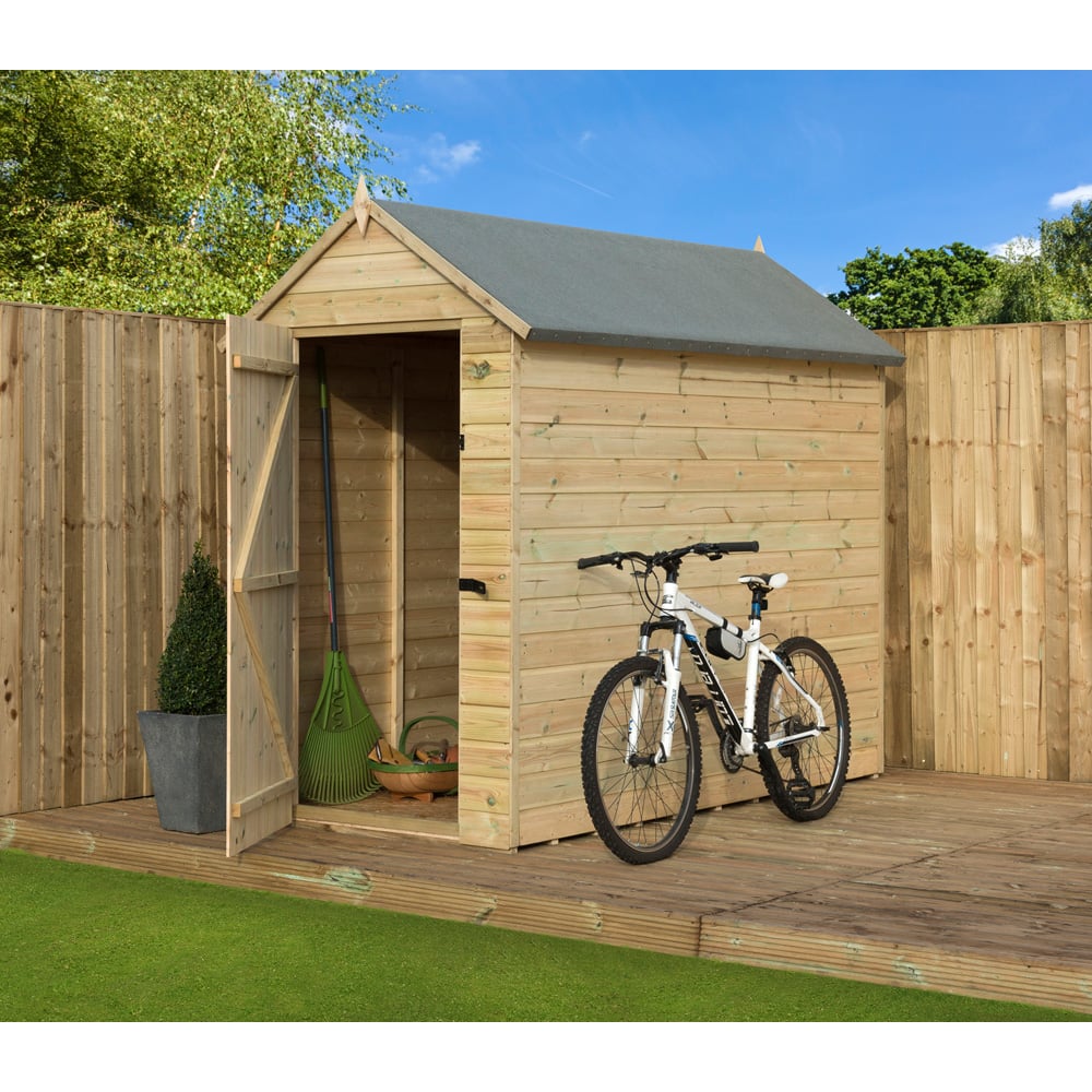 Empire Sheds 8000 4 x 10ft Tongue and Groove Apex Garden Shed Image 2
