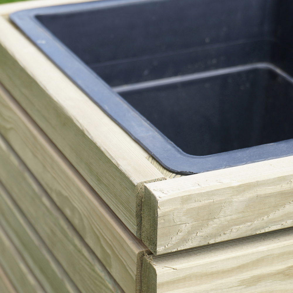Cerland Horizon Wooden Rectangular Planter 90cm Image 6