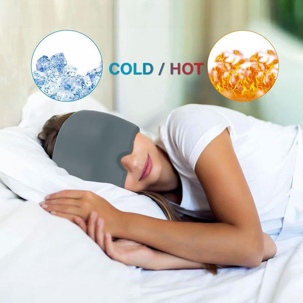 Dyzi Reusable Ice Pack Migraine and Stress Relief Head Wrap Image 6