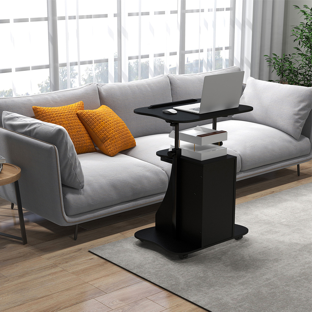 Costway Single Door 2 Shelf Laptop Table Image 8