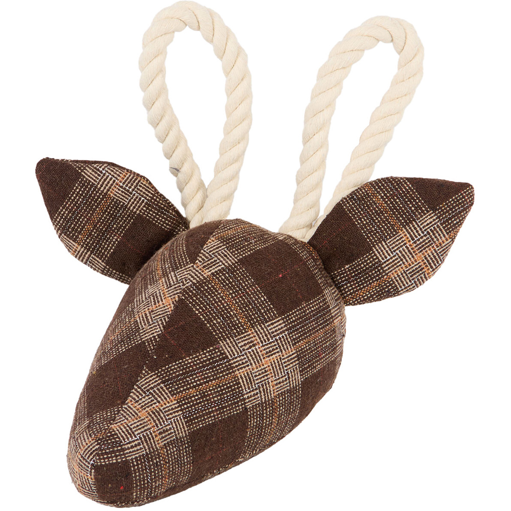 Heritage Stag Dog Toy Brown Image 8