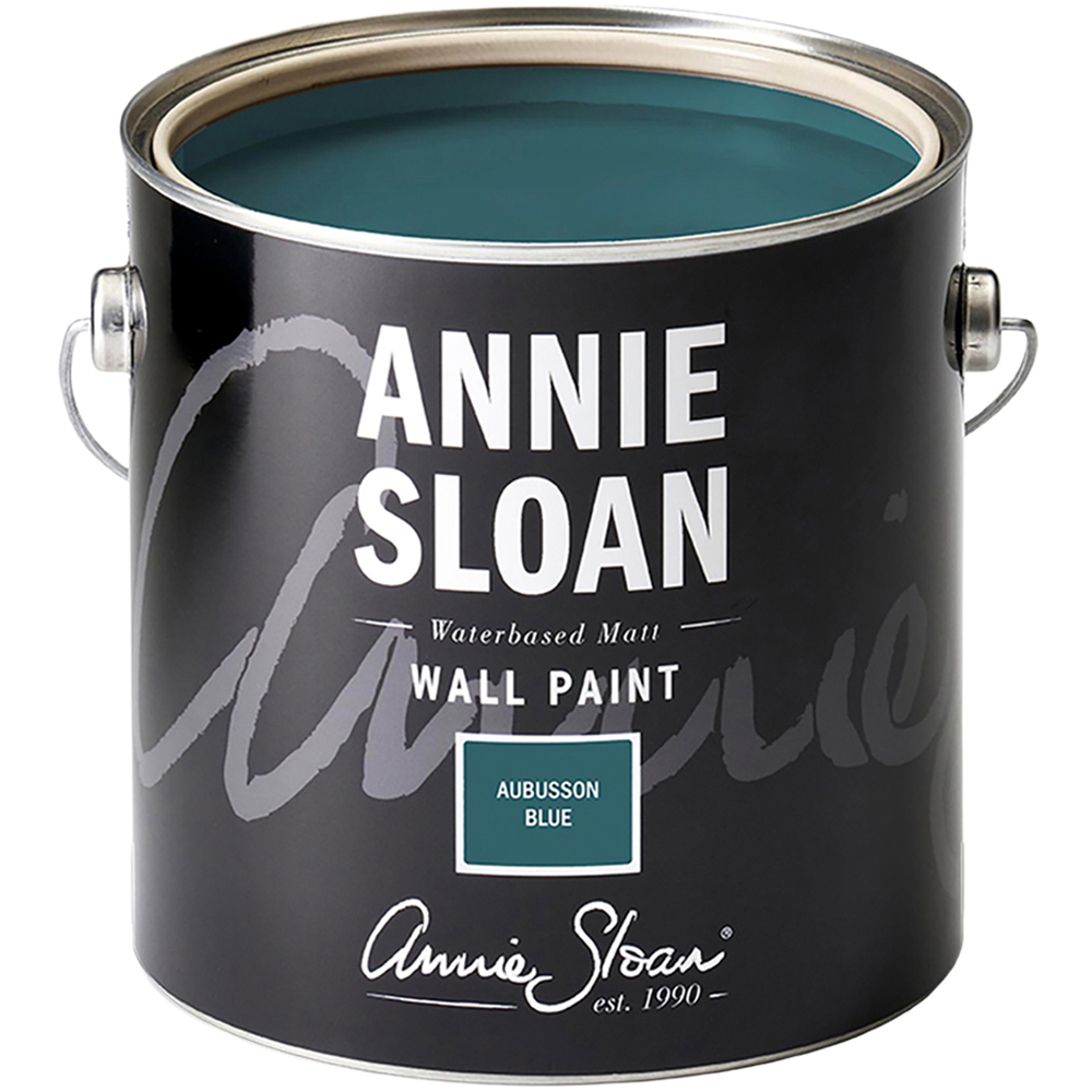 Annie Sloan Aubusson Blue Matt Wall Paint 2.5L Image 2