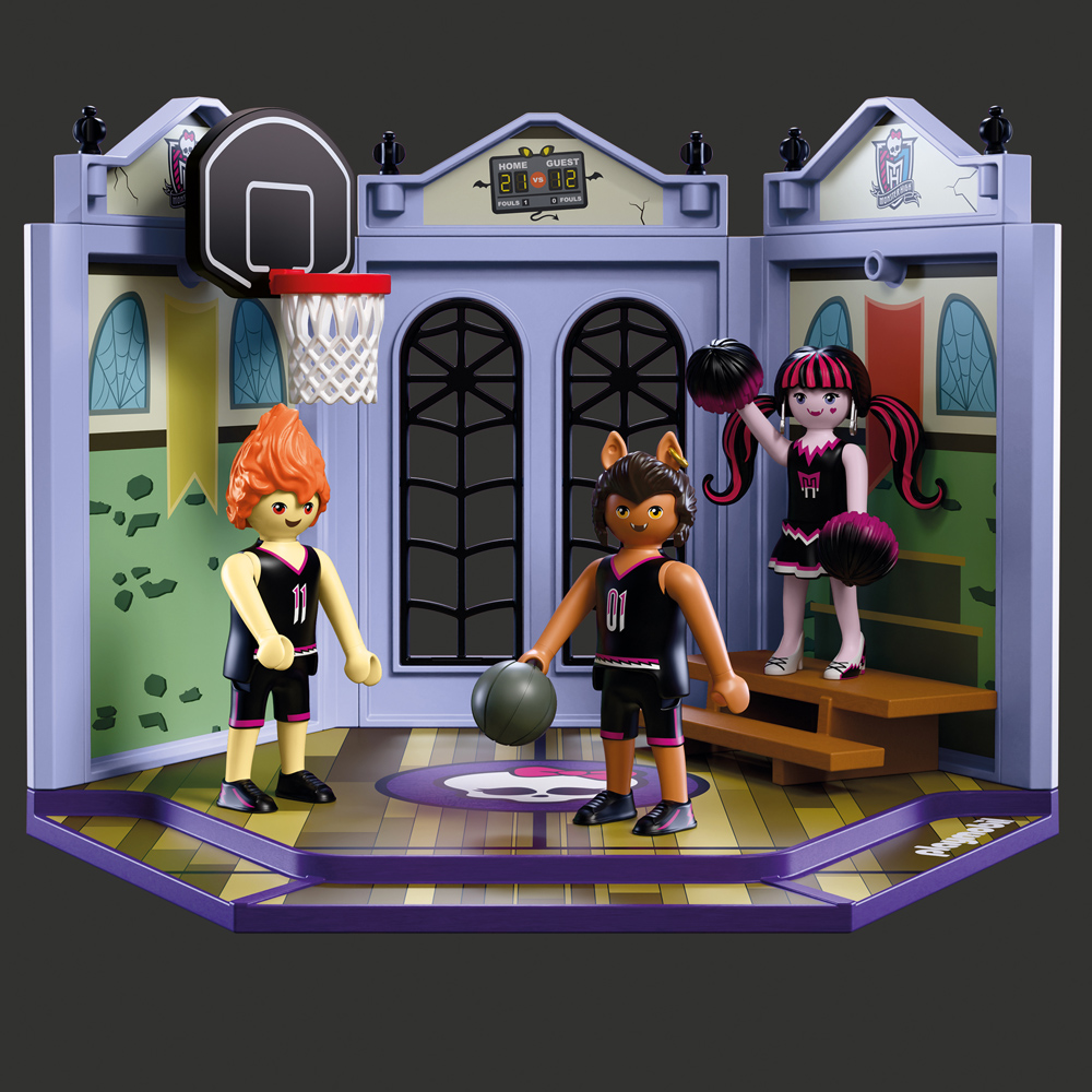 Playmobil Monster High Casketball Court Playset 41 Piece Image 5