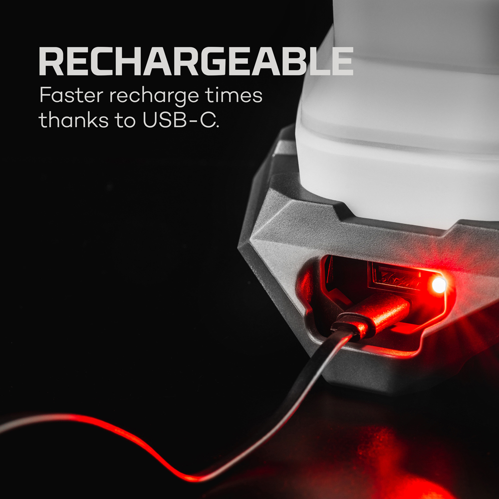 Nebo Galileo Air 1000 2-in-1 1000 Lumens Rechargeable Collapsible Lantern with Built-In Power Bank Image 8