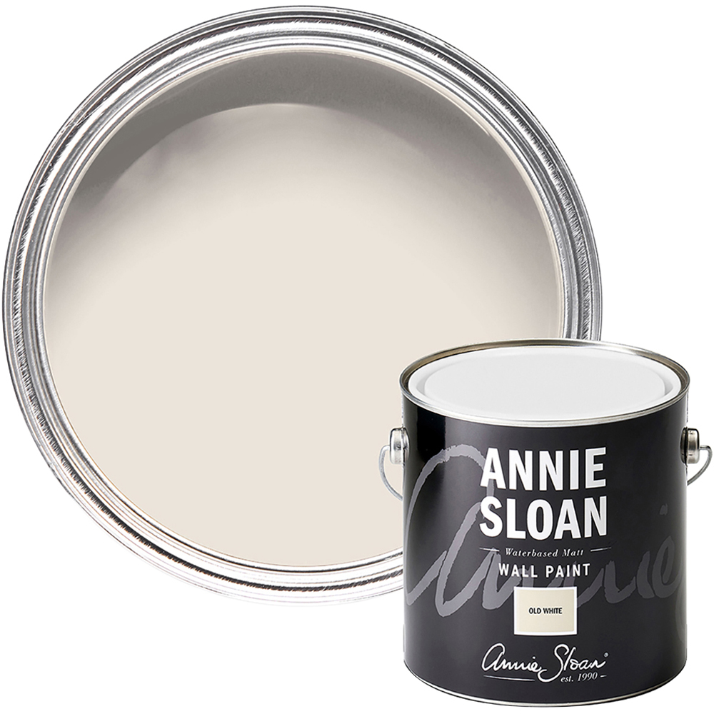 Annie Sloan Old White Matt Wall Paint 2.5L Image 1