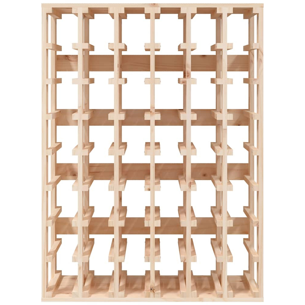 vidaXL 48 Bottle Brown Freestanding Wine Rack Image 3