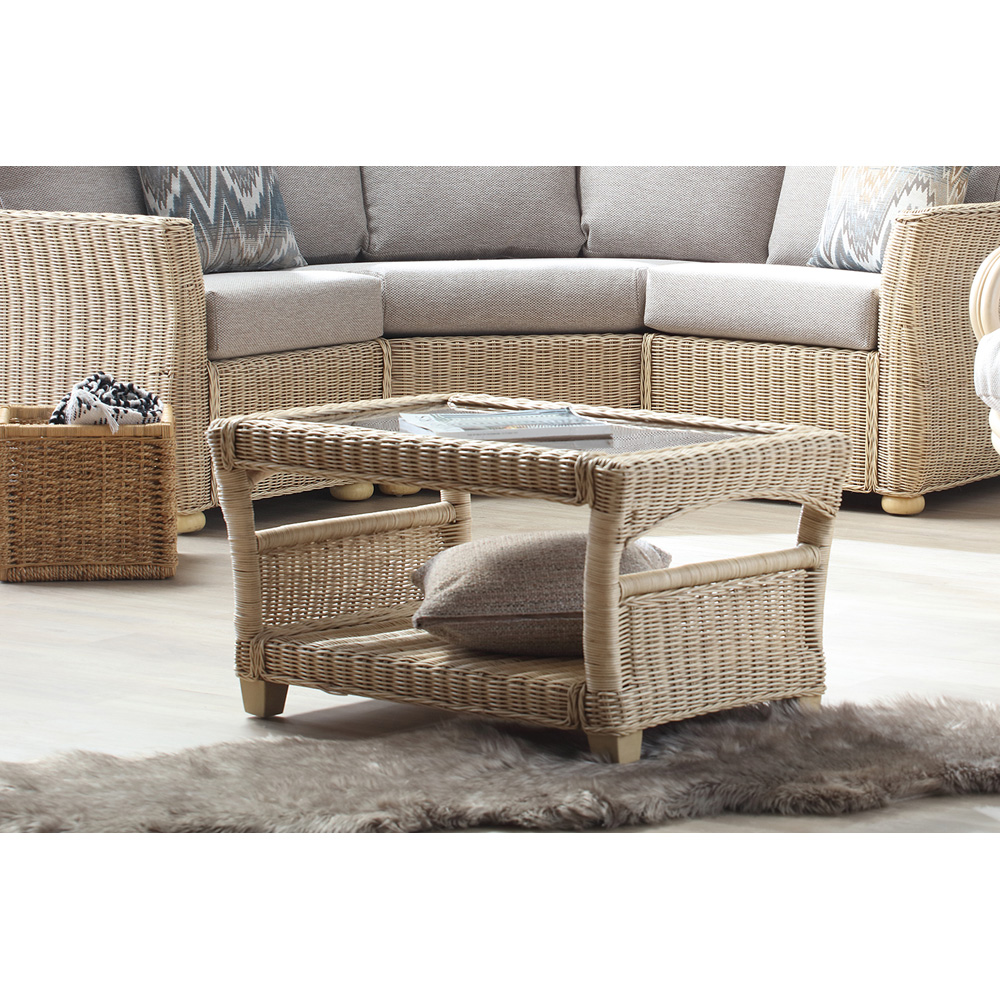 Desser Dijon Cane Natural Rattan Coffee Table Image 2