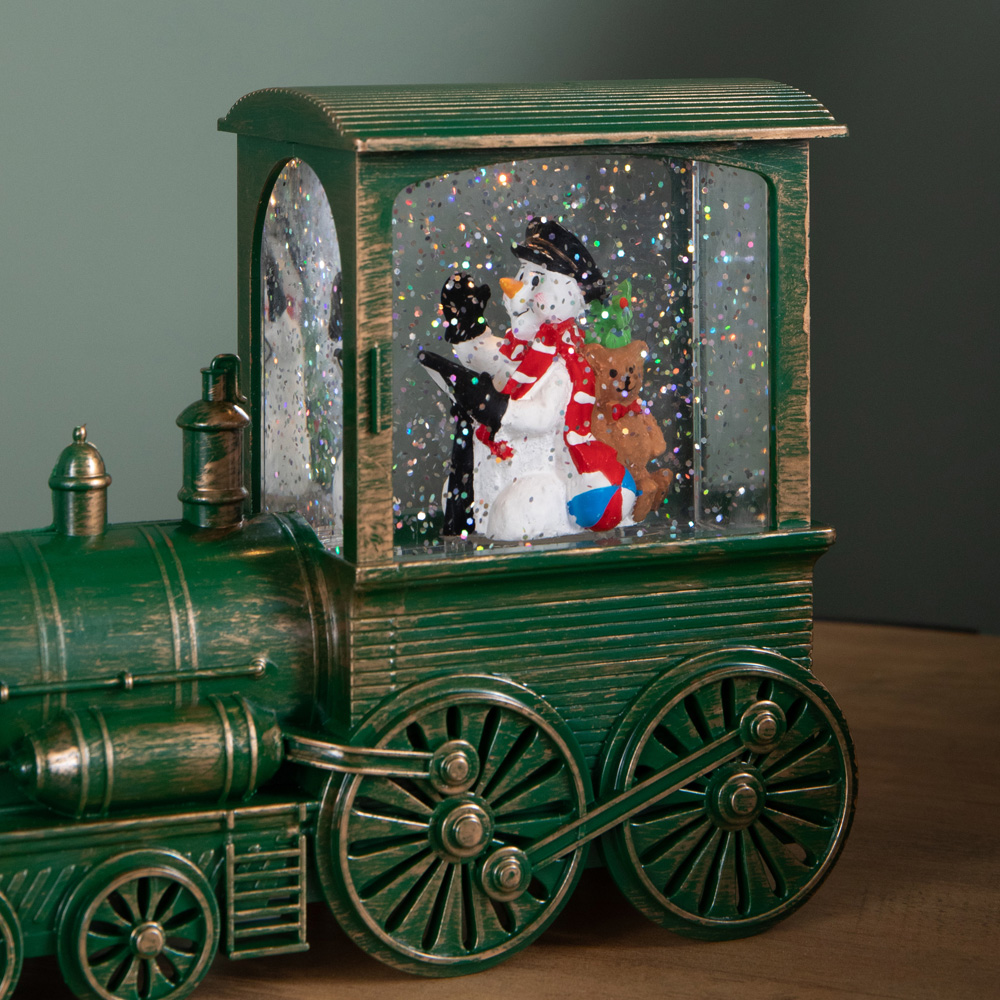 Samuel Alexander Snow Swirl Frosty All Aboard Christmas Decoration 17cm Image 6