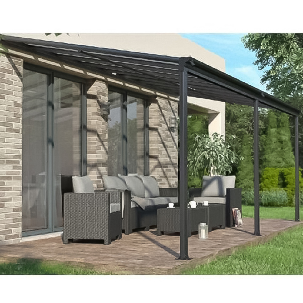 StoreMore Kingston Wide Lean To Carport Patio Cover 10 x 14ft Image 2