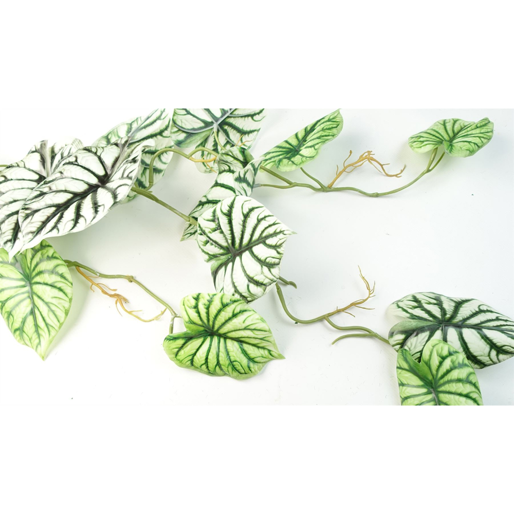 Leaf Light Green Trailing Alocasia Dragon Scale Hanging Artificial Plant 4ft 6 Pack Image 3
