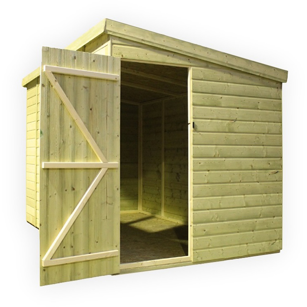 Empire Sheds 2500 10 x 7ft Side Panel Door Tongue and Groove Pent Garden Shed Image 3