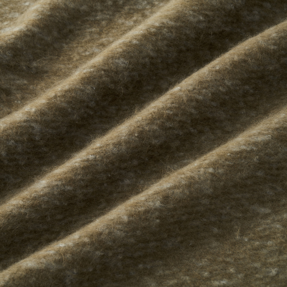 Allure Bath Fashions Moss Green Aisling Tasselled Faux Mohair Throw Blanket 127 x 170cm Image 4