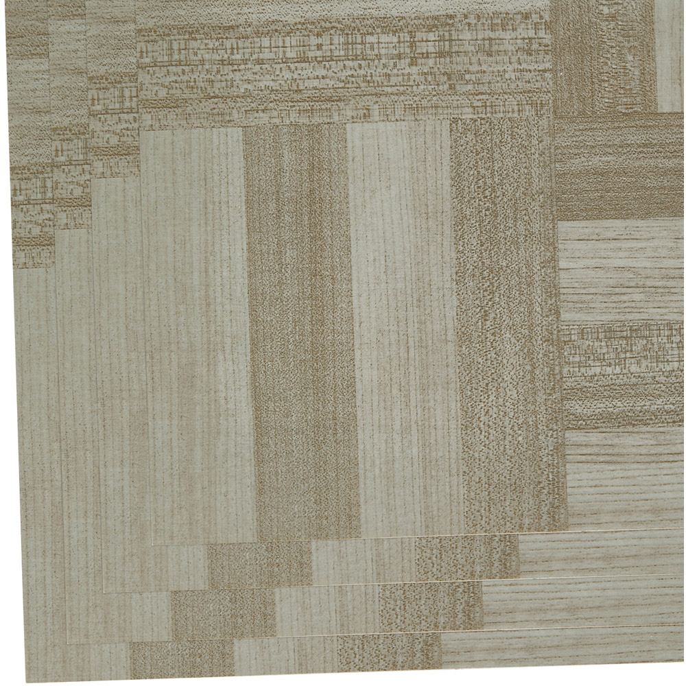 Living and Home Parquet Light Wood Self-Adhesive PVC Flooring Tile 30 Pack Image 6