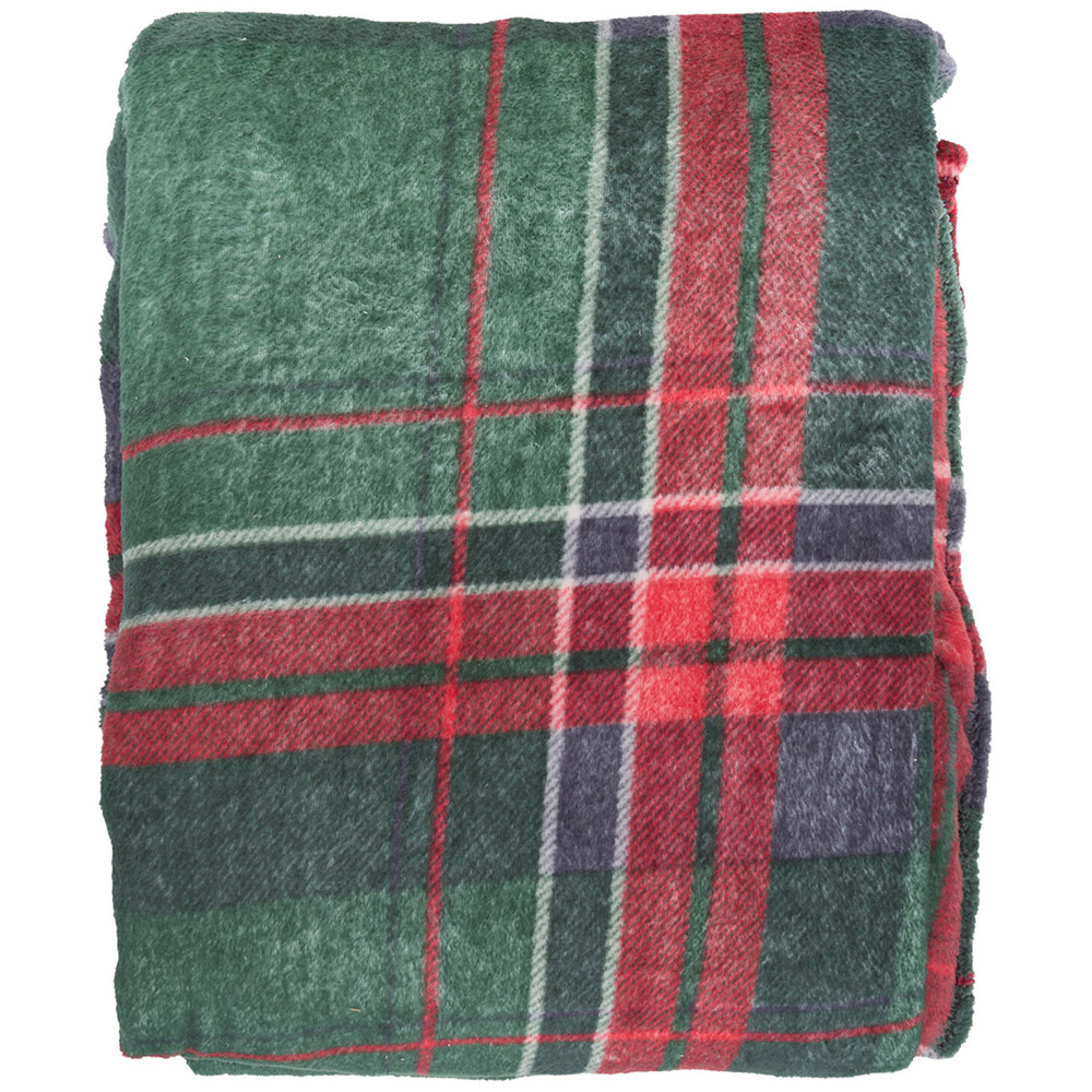 Tartan Check Friends and Family Throw Image 1