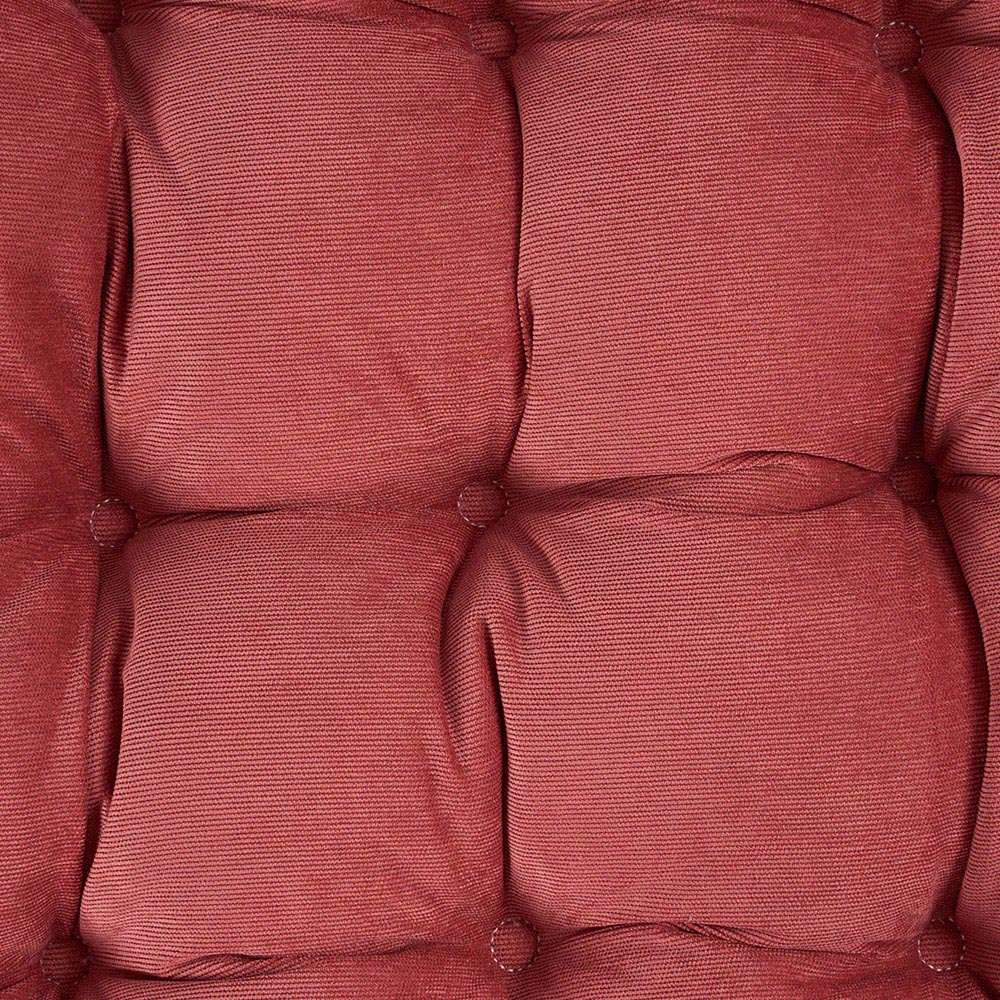 Living and Home Red Soft Corduroy Chair Cushion 55 x 55cm Image 6