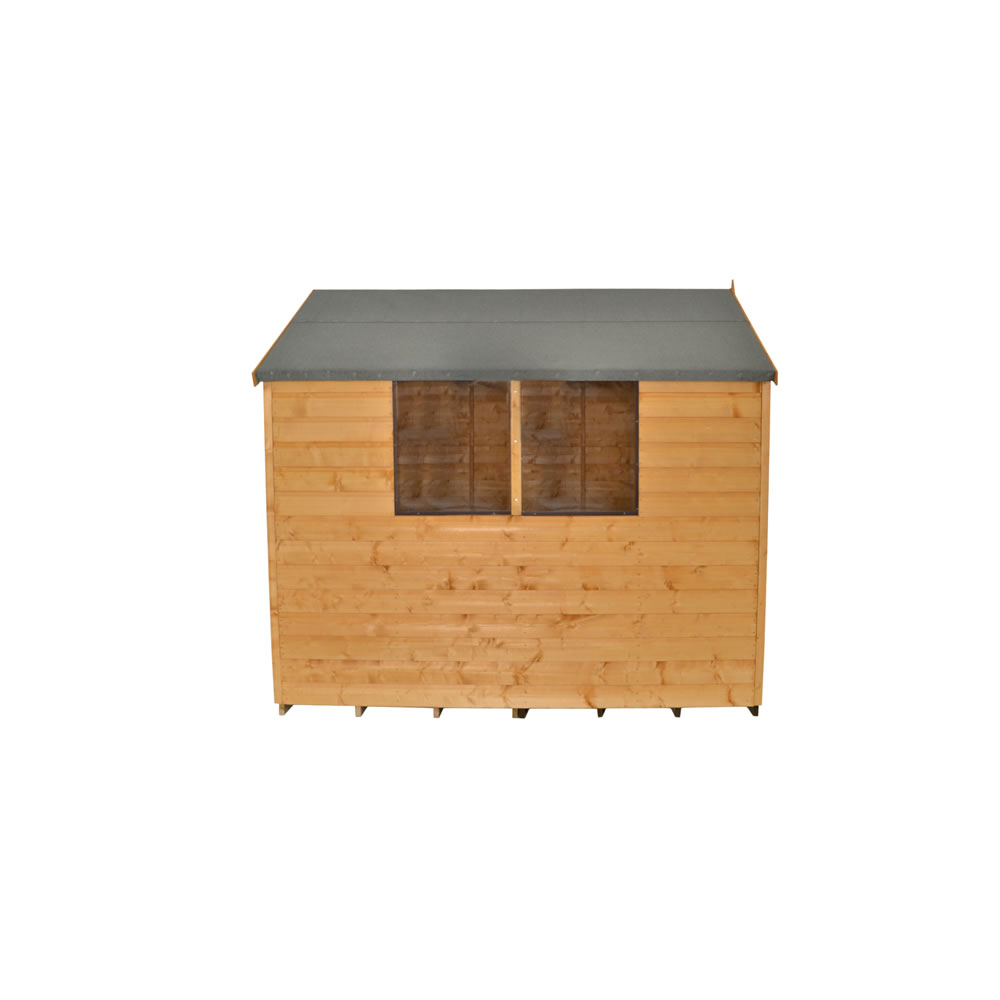 Forest Garden 8 x 6ft Shiplap Dip Treated Apex Shed Image 3