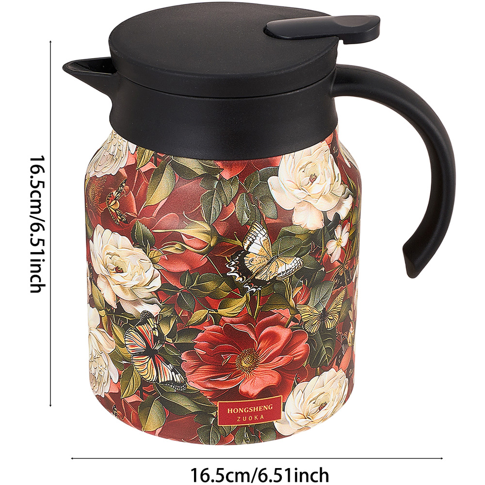 Living and Home Stainless Steel Vintage Teapot and Built-In Infuser 1000ml Image 8