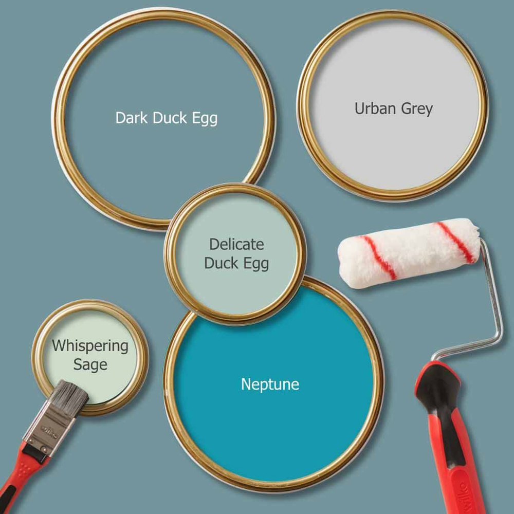 Wilko Tough & Washable Dark Duck Egg Matt Emulsion Paint 2.5L Image 6