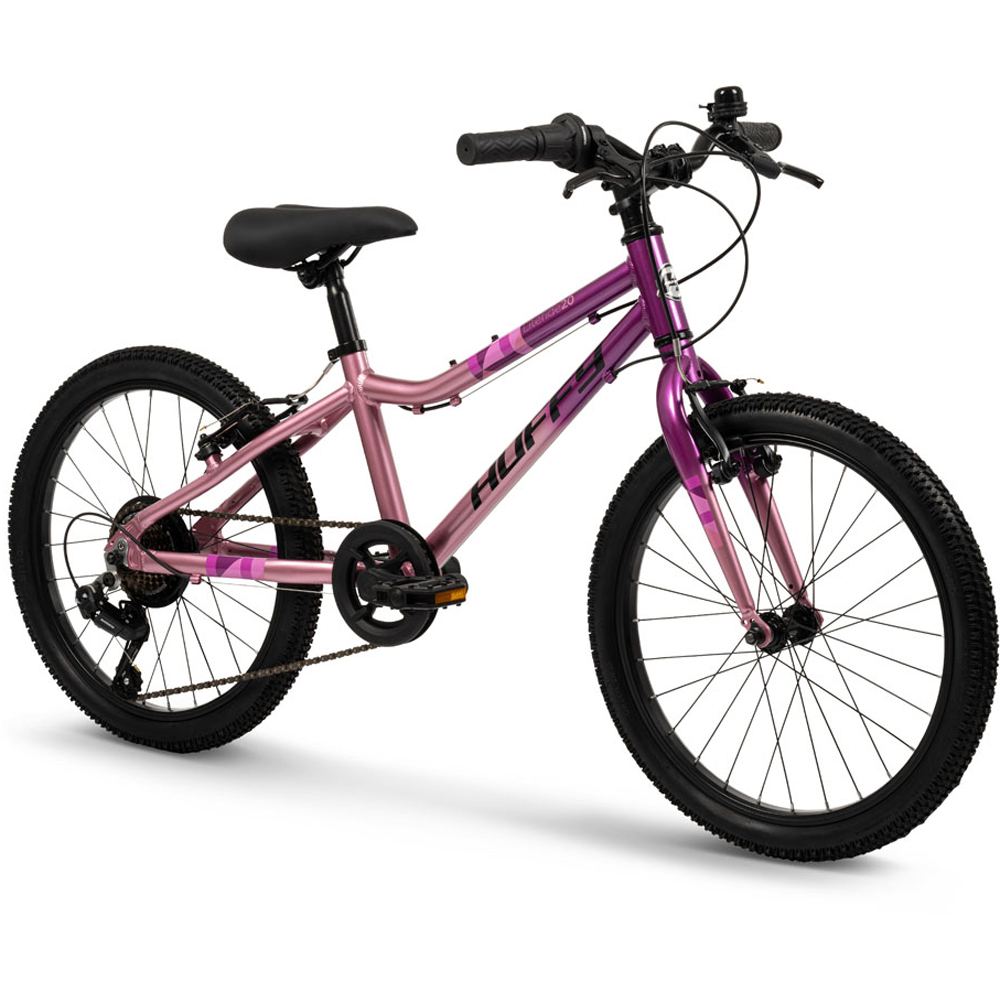 Huffy Literide Junior Girls 7 Speed 20 inch Alloy Neon Nebula Pink and Grey Bike Image 7